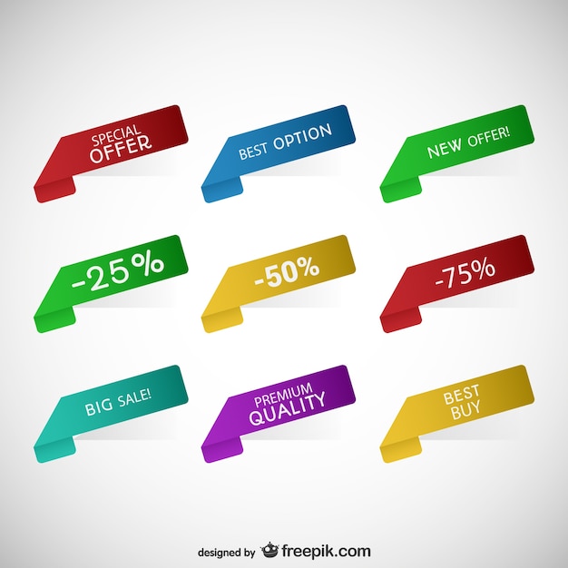 Discount and shopping labels