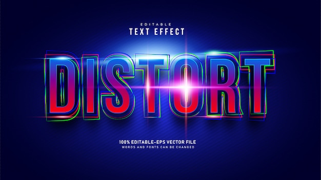 Distort Text Effect