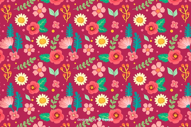 Ditsy floral background