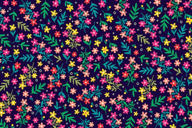 Ditsy floral background