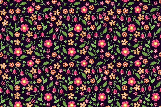 Ditsy floral print wallpaper