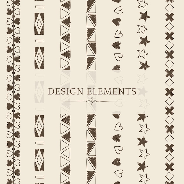 Free Vector divider line design elements vector collection