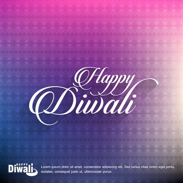 Free Vector diwali background design