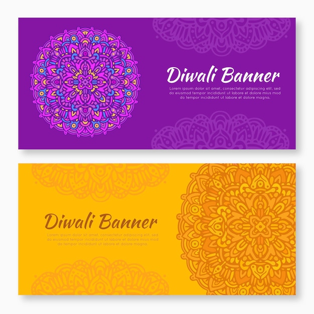 Diwali banners collection