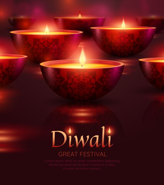 Diwali Celebration template