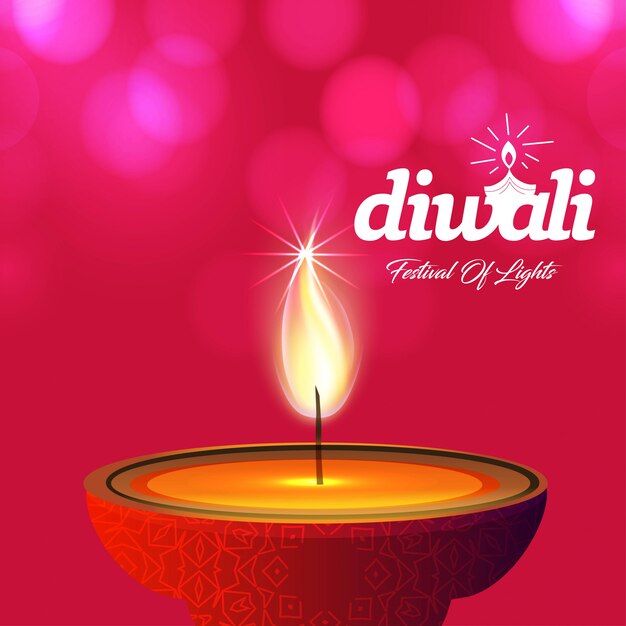 Diwali Diya Background