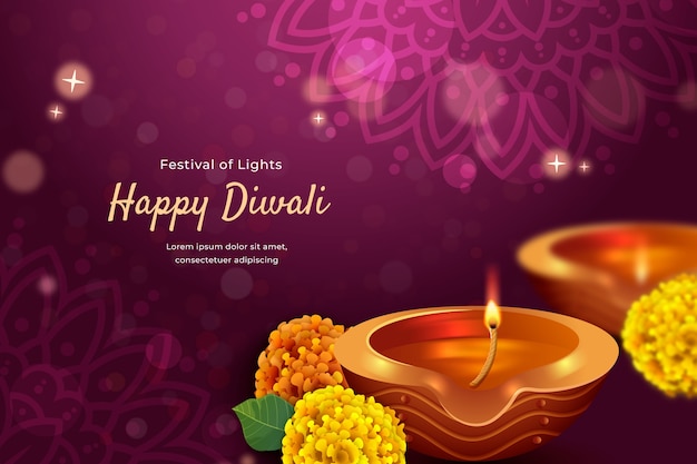 Diwali festival celebration background