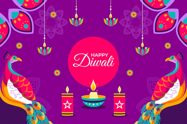 Diwali festival celebration background