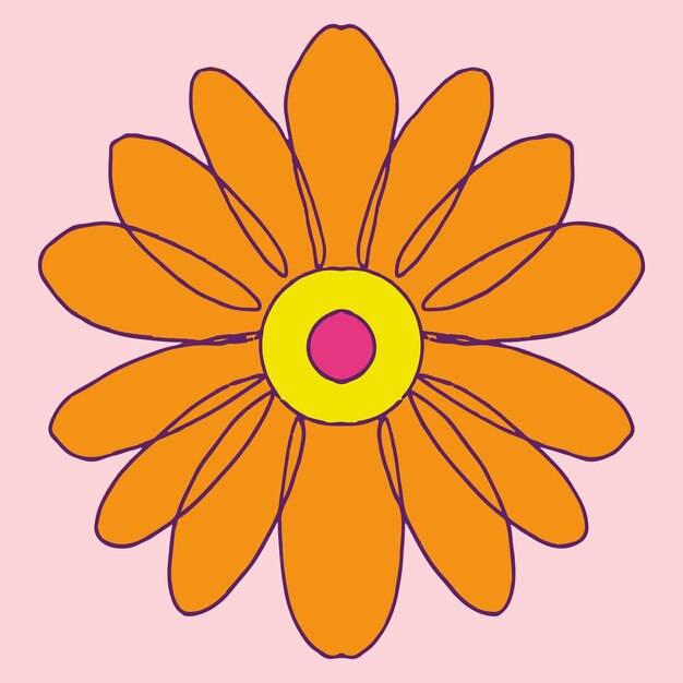 Diwali Indian rangoli vector flower design