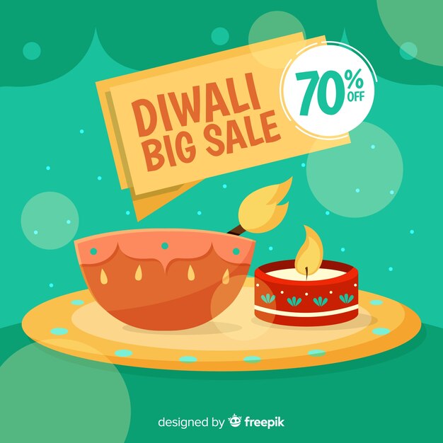 Diwali sale background