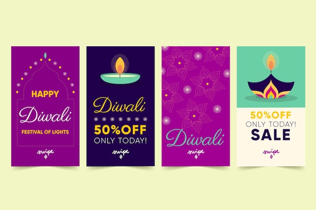 Diwali sale instagram stories