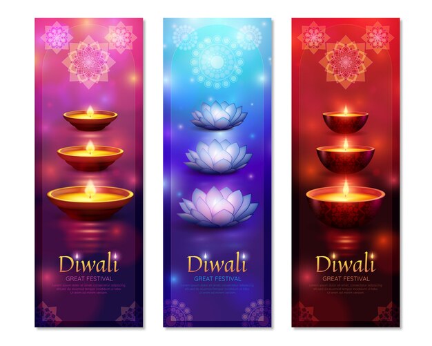 Diwali Vertical Banners