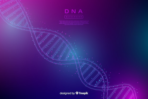 Free vector dna background