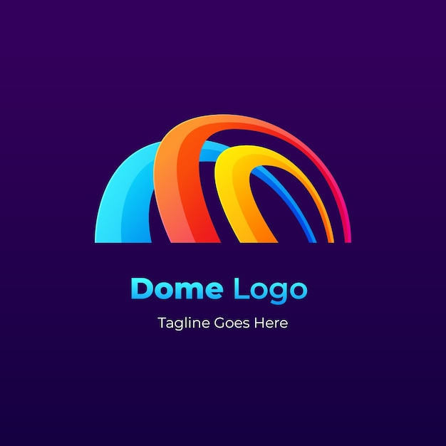 Dome logo design template