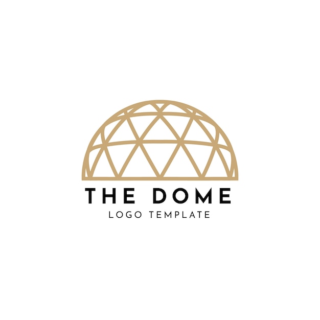 Free Vector dome logo design template