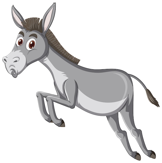 Donkey animal cartoon character