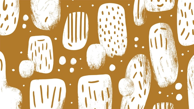 Free Vector doodle pattern background