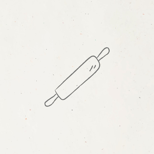 Free Vector doodle rolling pin design resource vector