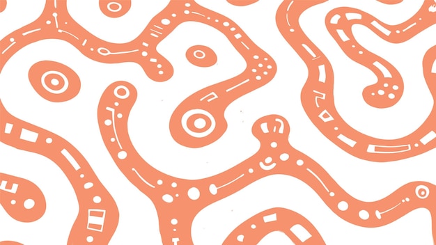 Free Vector doodle seamless pattern