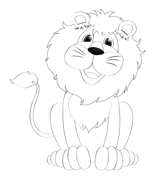 Doodles drafting animal for lion