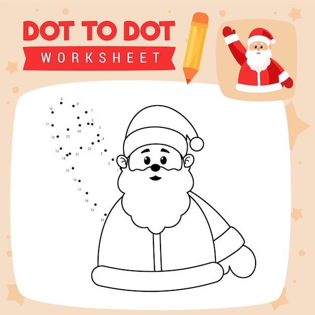 Free Vector dot to dot worksheet template