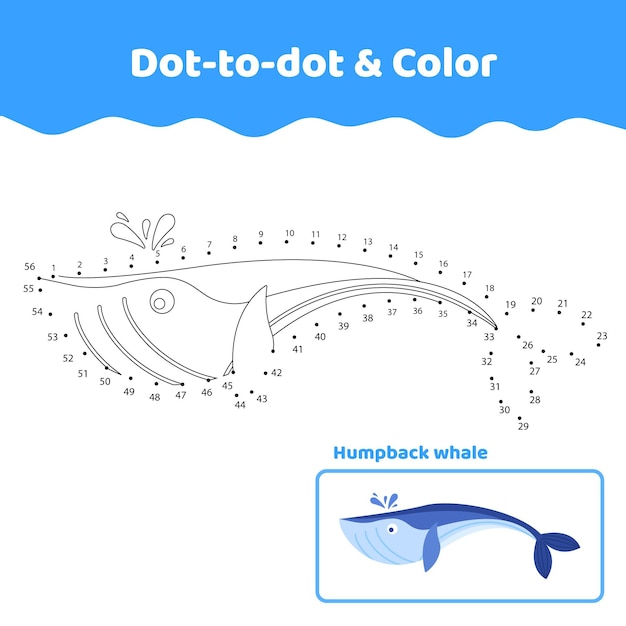 Free Vector dot to dot worksheet