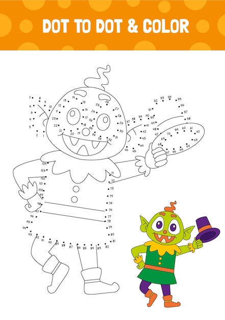 Dot to dot worksheet