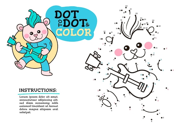 Dot to dot worksheet