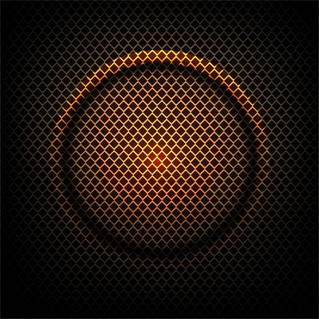 Free vector dotted background with a circle