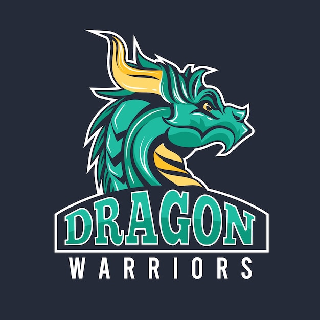 Free vector dragon mascot logo