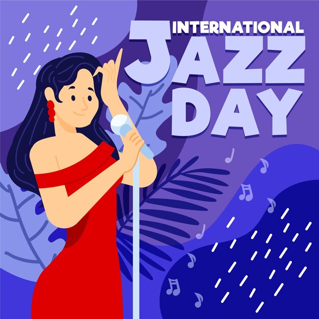 Drawing international jazz day