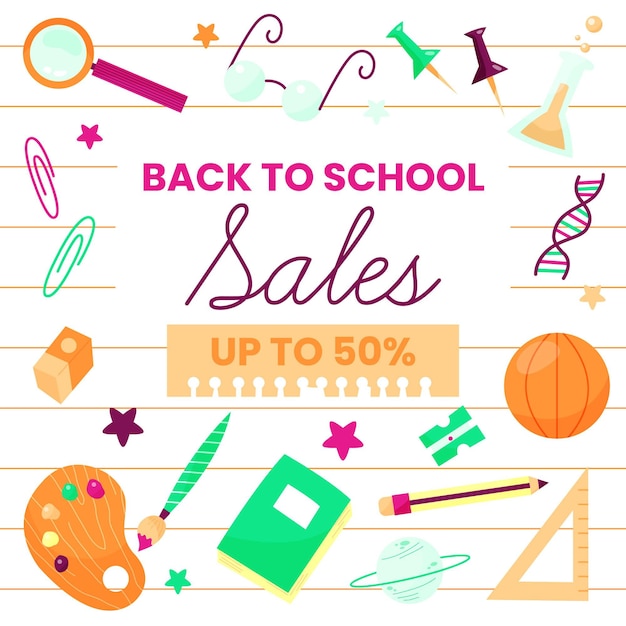 Drawn back to school sales