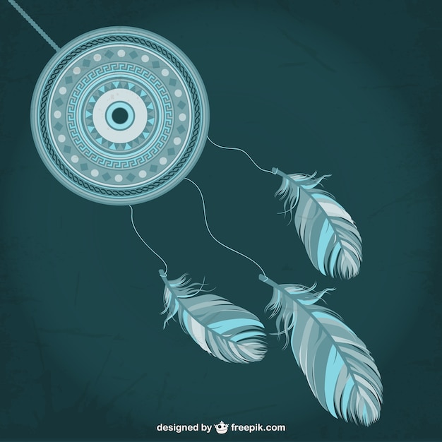 Free Vector dream catcher illustration