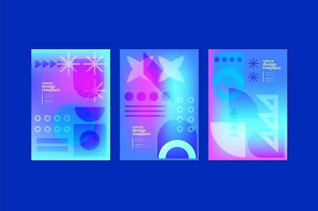 Dynamic gradient geometrical covers collection