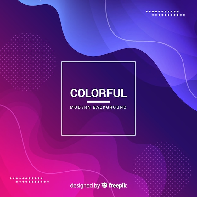 Dynamic gradient shapes background