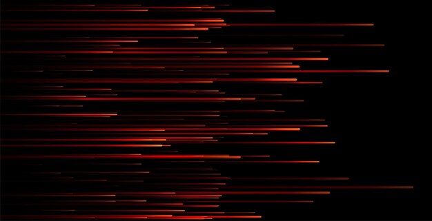 Dynamic red motion lines wallpaper design