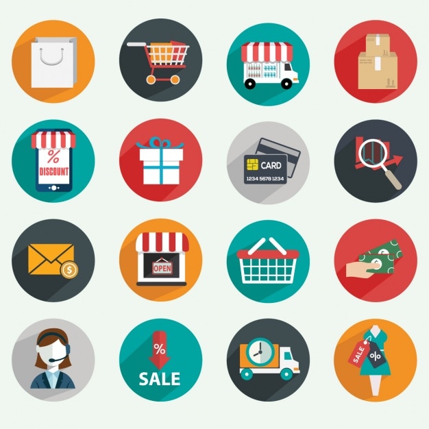 E commerce icons