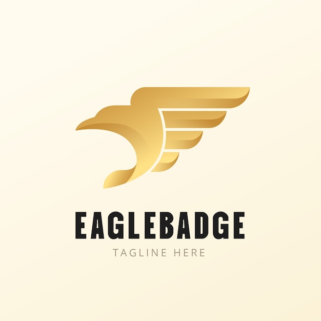 Free Vector eagle logo design template