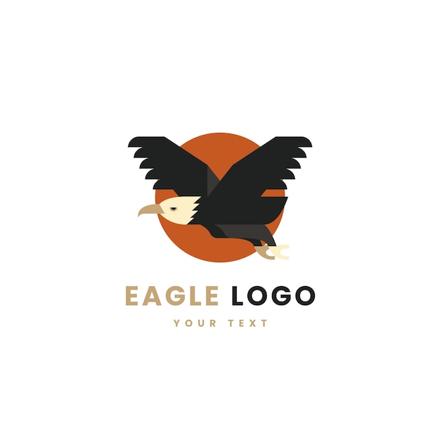 Free vector eagle logo template design