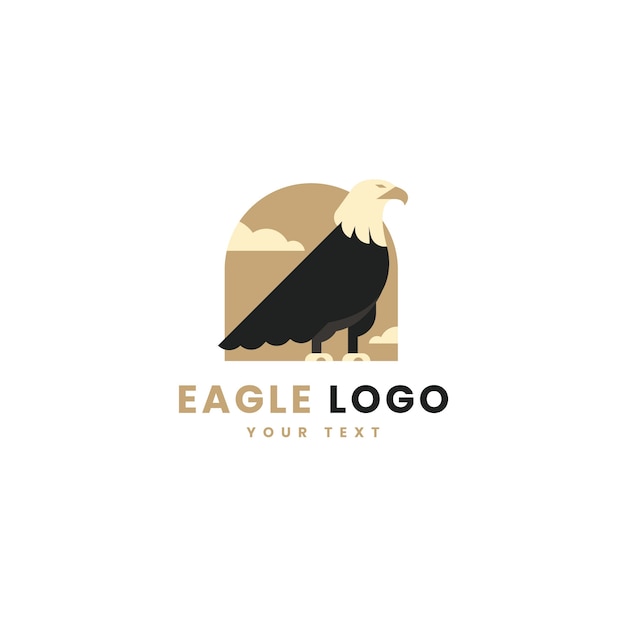 Free Vector eagle logo template design