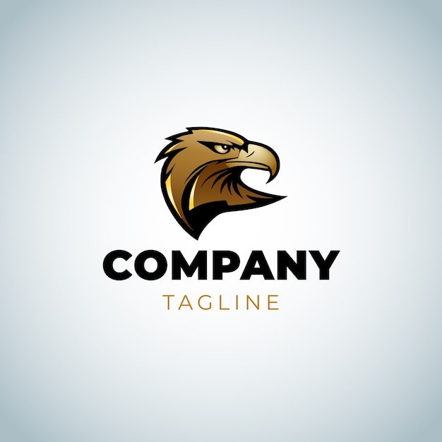 Free vector eagle logo template design