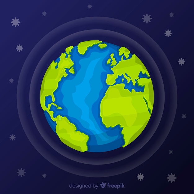 Free vector earth background