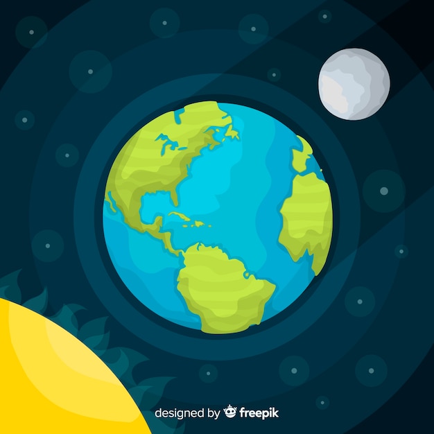 Free vector earth background