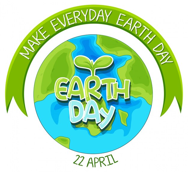 An earth day illustration