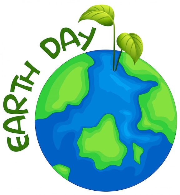 Free Vector an earth day illustration