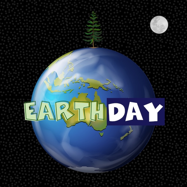 Free Vector an earth day illustration