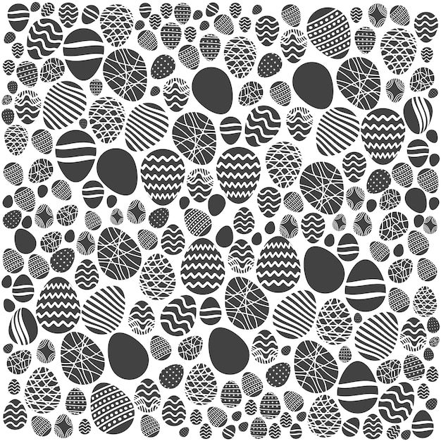 Free Vector easter background design