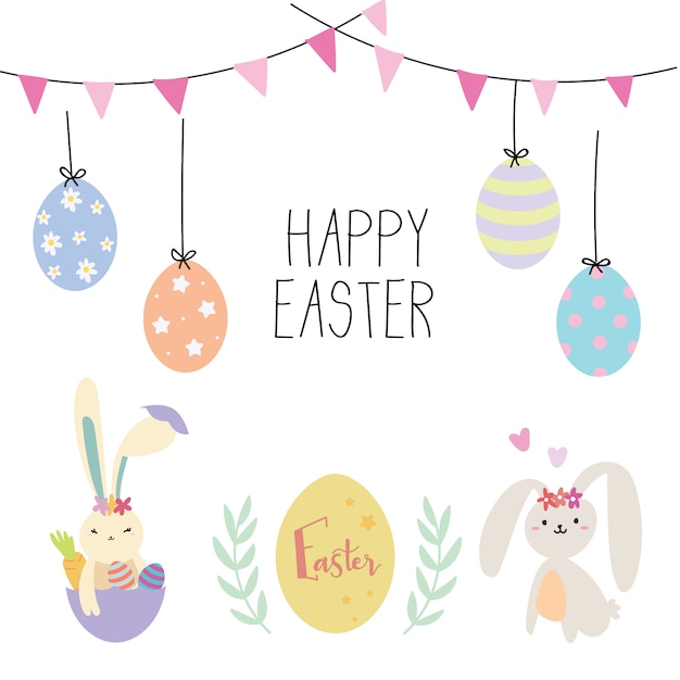 Easter background design