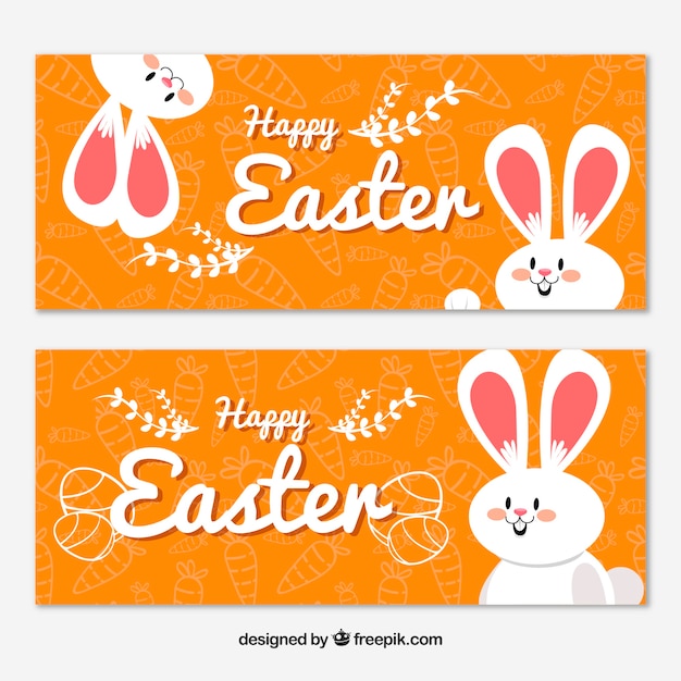 Easter day banners