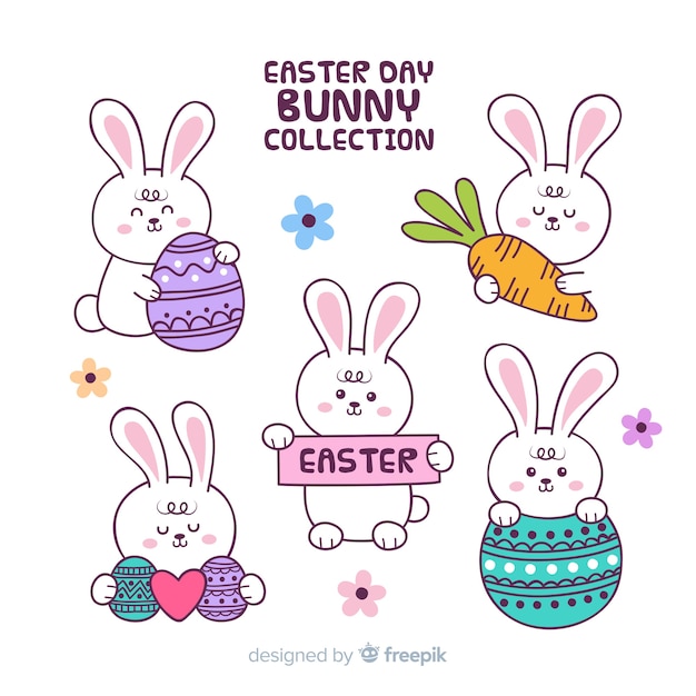 Easter day bunny collection